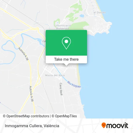 Inmogamma Cullera map