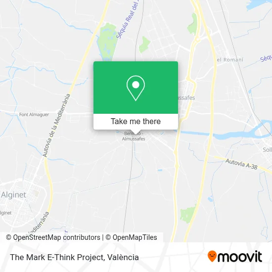 The Mark E-Think Project map