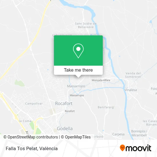 Falla Tos Pelat map