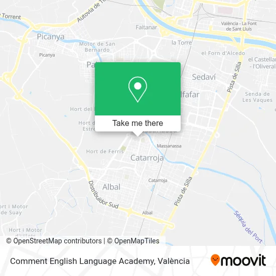 Comment English Language Academy map