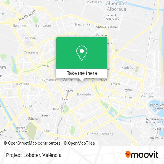 Project Lobster map