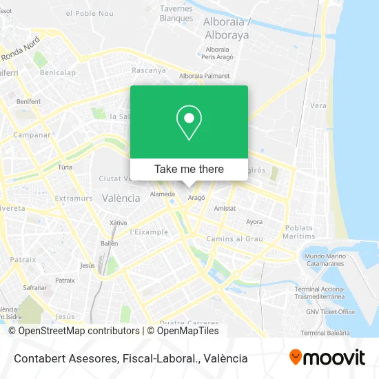 Contabert Asesores, Fiscal-Laboral. map