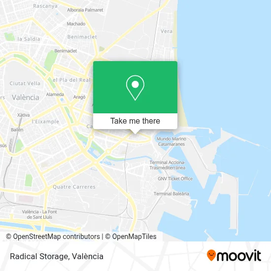 Radical Storage map