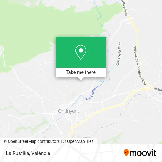 La Rustika map