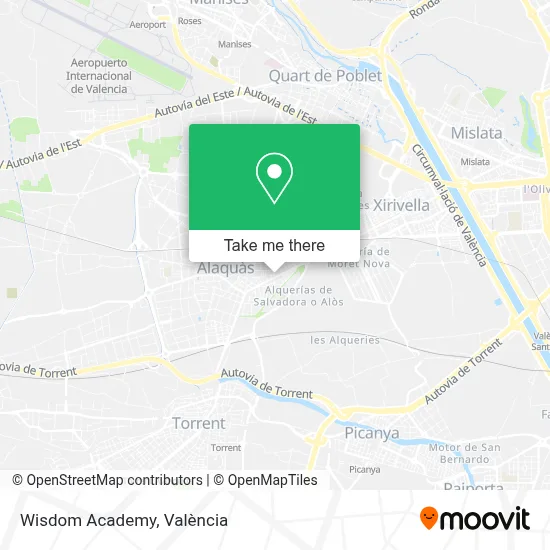 Wisdom Academy map
