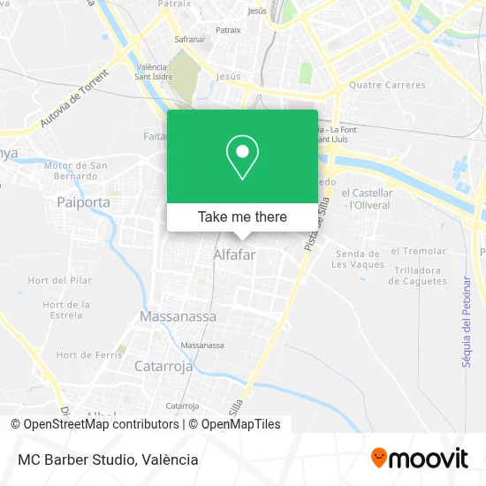 MC Barber Studio map