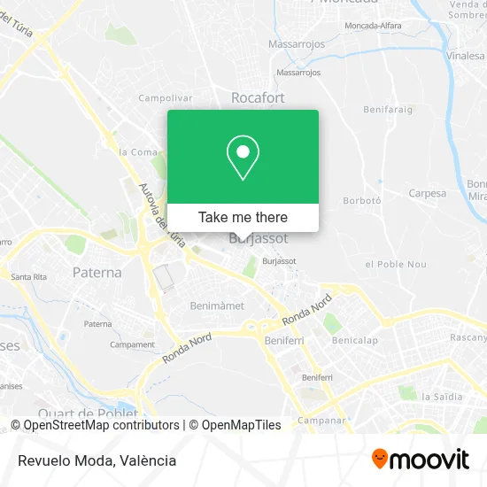 Revuelo Moda map
