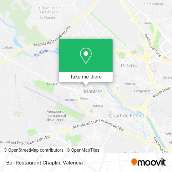 Bar Restaurant Chaplin map