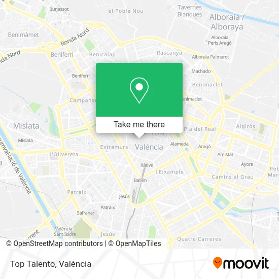 Top Talento map