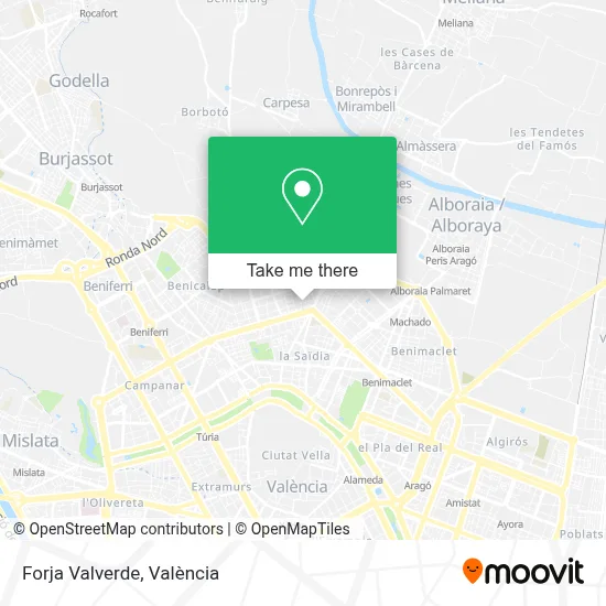 Forja Valverde map