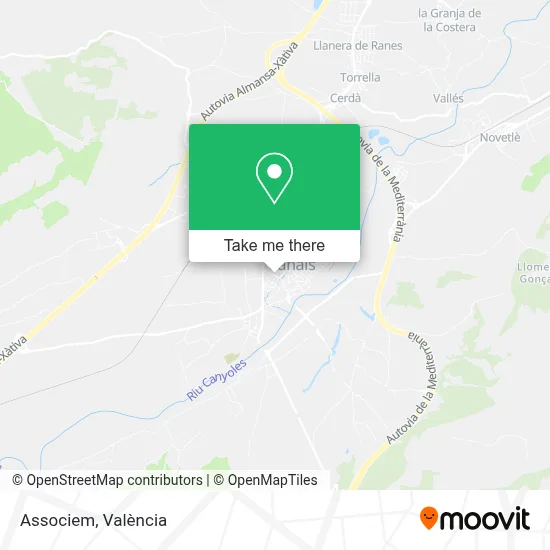 Associem map