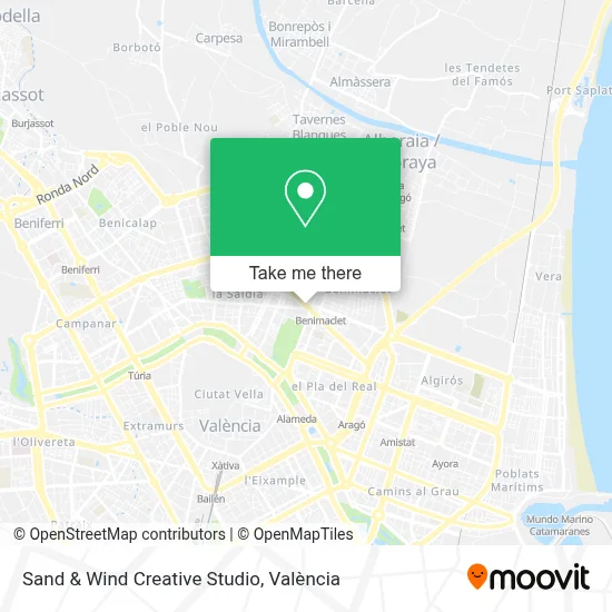 Sand & Wind Creative Studio map
