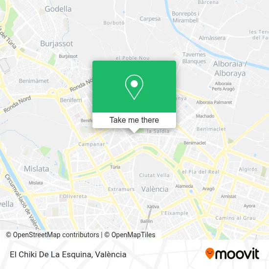 El Chiki De La Esquina map
