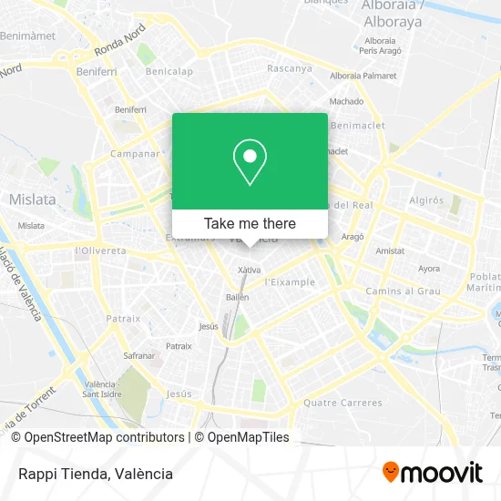 Rappi Tienda map