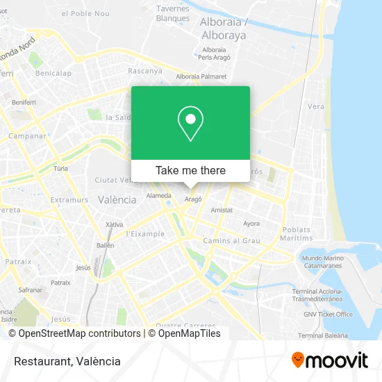Ristorante map