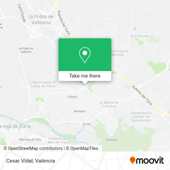 Cesar Vidal map