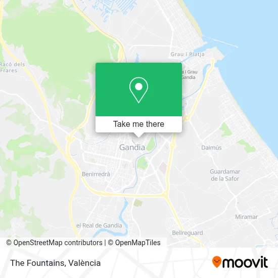 Le Fontane map