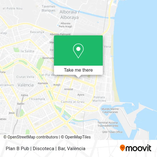 Plan B Pub | Discoteca | Bar map