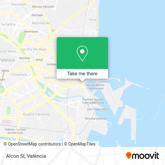 Alcon Sl map