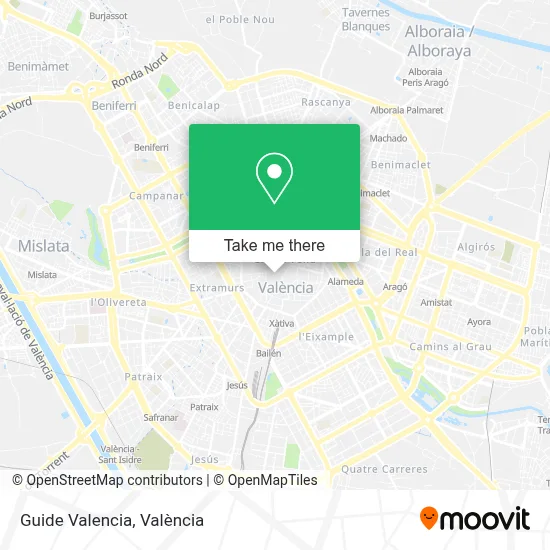 Guide Valencia map