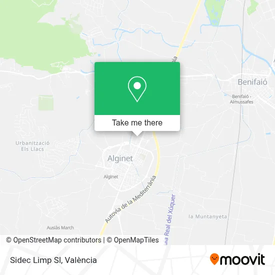 Sidec Limp Sl map