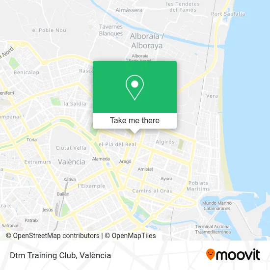 Dtm Training Club map
