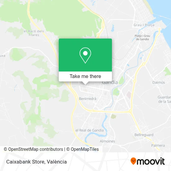 Caixabank Store map