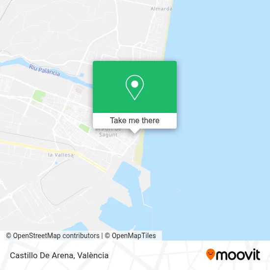 Castillo De Arena map