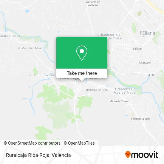Ruralcaja Riba-Roja map
