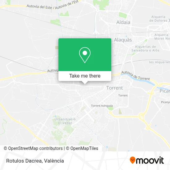 Rotulos Dacrea map