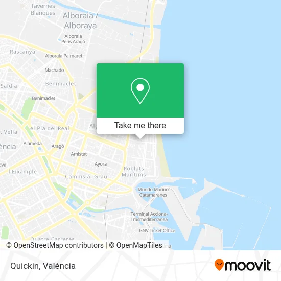 Quickin map