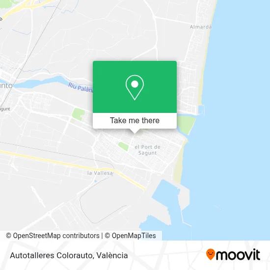 Autotalleres Colorauto map