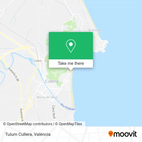 Tulum Cullera map