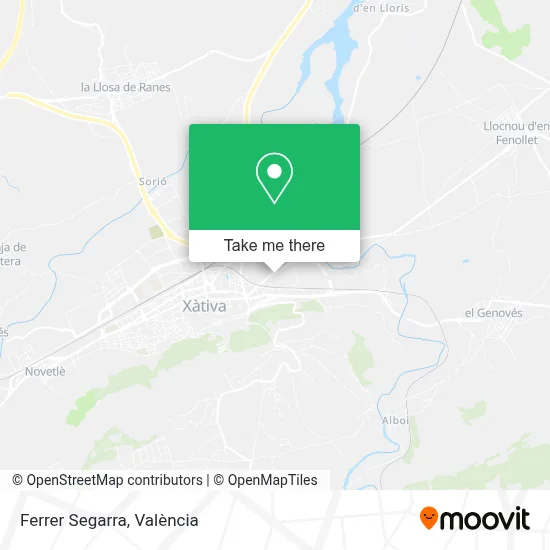 Ferrer Segarra map