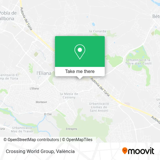 Crossing World Group map