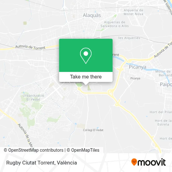 Rugby Ciutat Torrent map