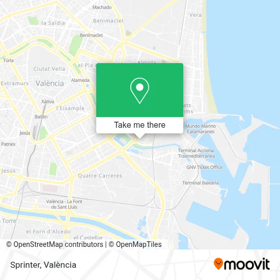 Sprinter map
