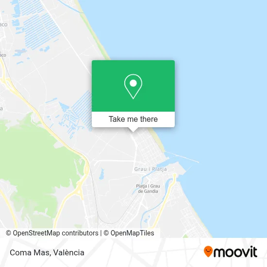 Coma Mas map