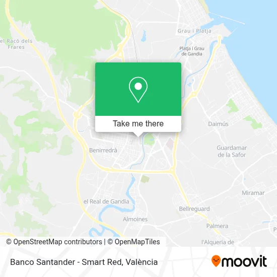 Banco Santander - Smart Red map