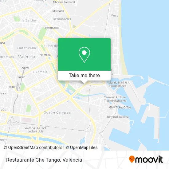 Restaurante Che Tango map