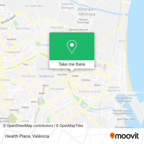 Health Place map