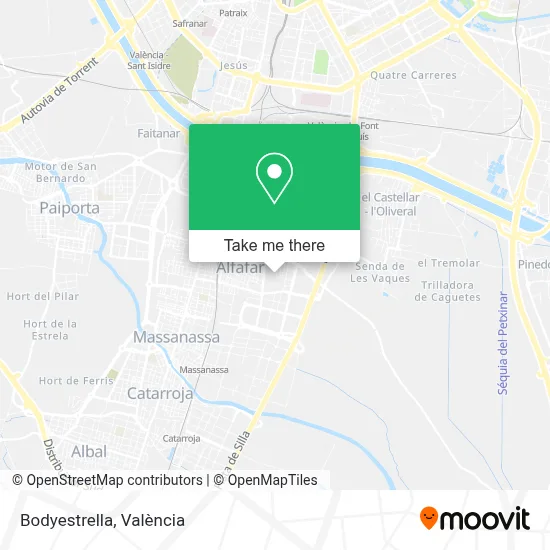 Bodyestrella map