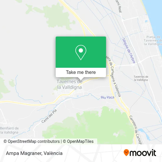 Ampa Magraner map