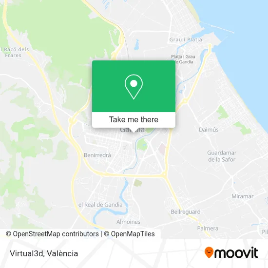 Virtual3d map