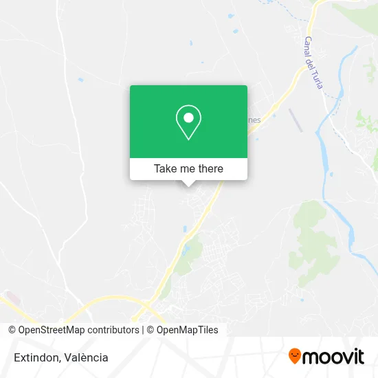 Extindon map