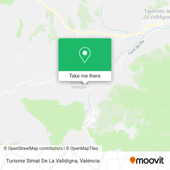 Turisme Simat De La Valldigna map