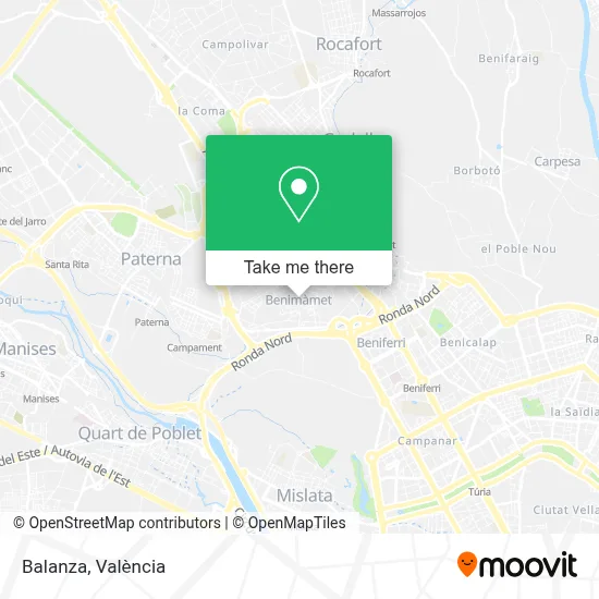 Balanza map