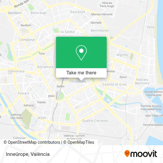 Inneürope map