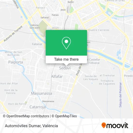Automóviles Dumar map