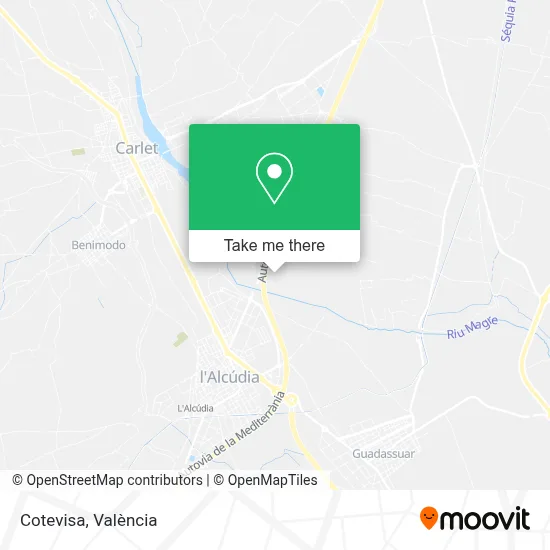 Cotevisa map